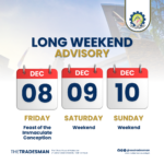 20231208 Long Weekend Advisory