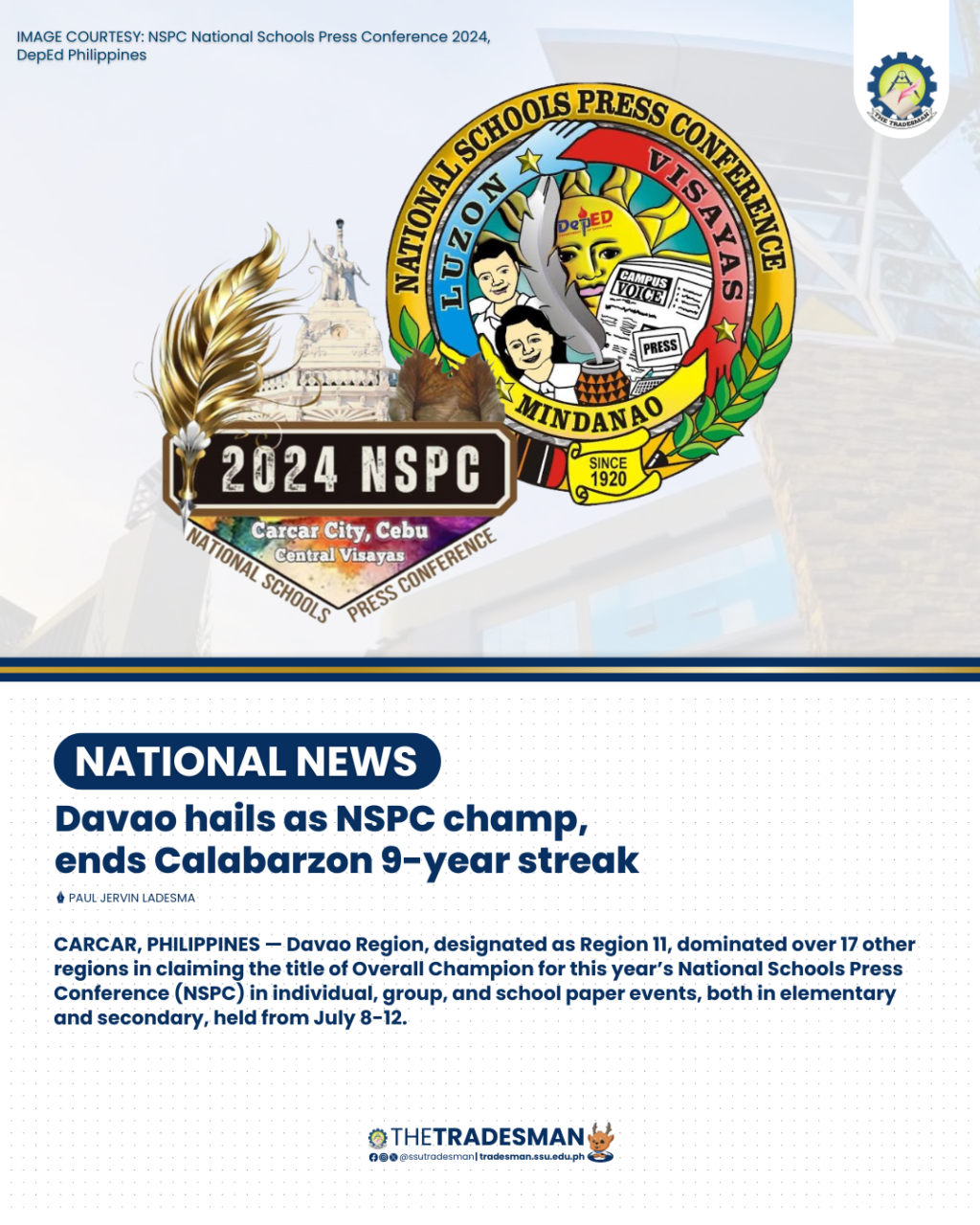 20240712 Davao hails as NSPC champ, ends Calabarzon 9-year streak