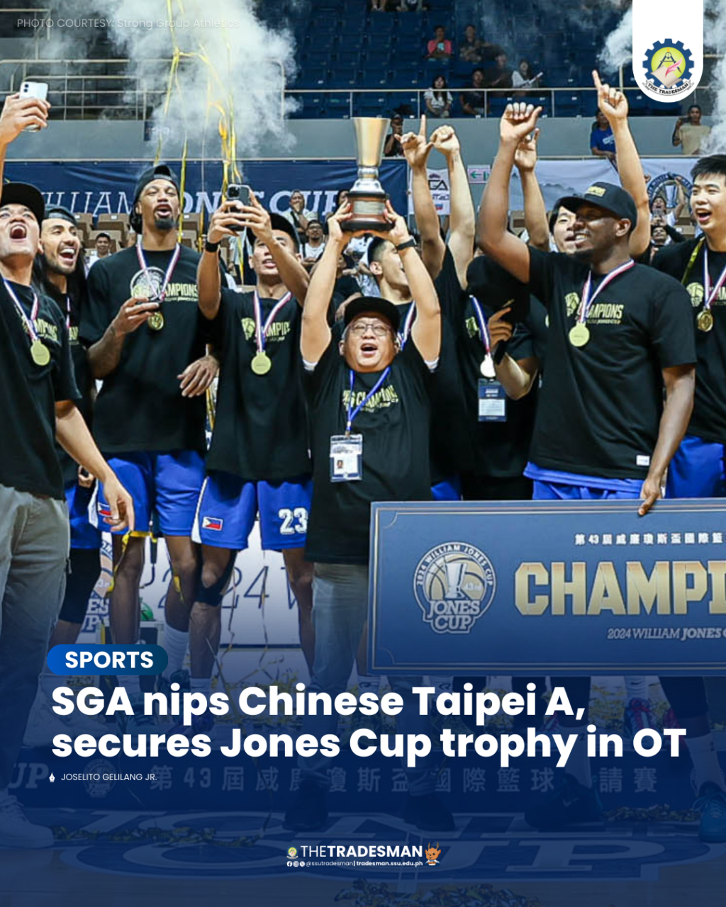 20240722 SGA nips Chinese Taipei A, secures Jones Cup trophy in OT