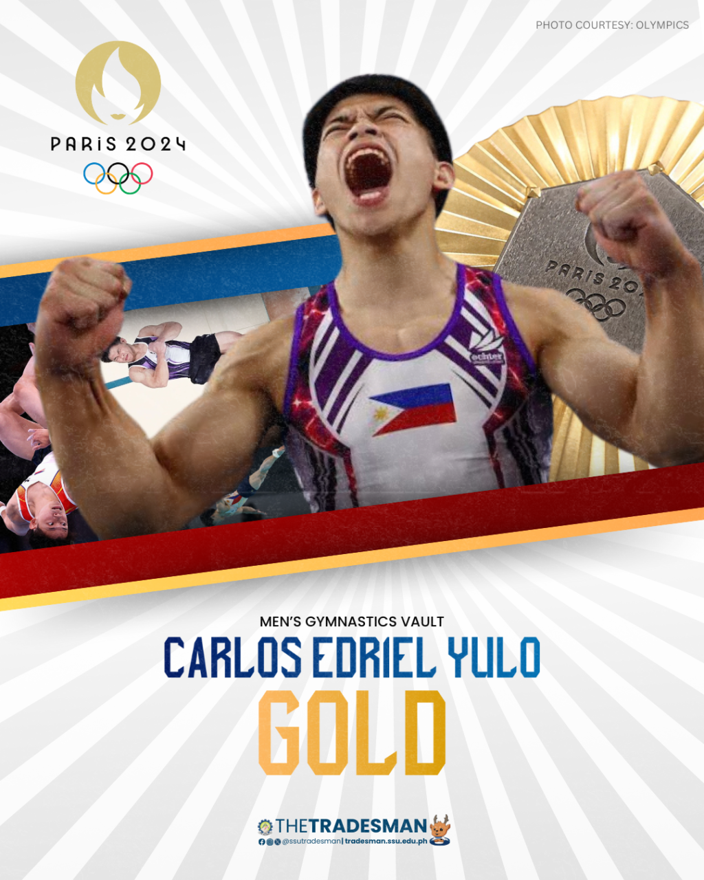 20240805 Yulo secures second gold medal in Paris Olympics