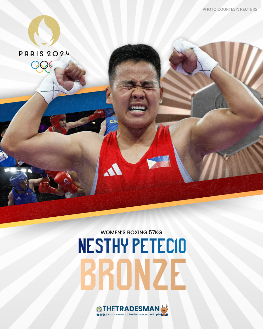 20240808 Petecio seals bronze medal in loss via split decision