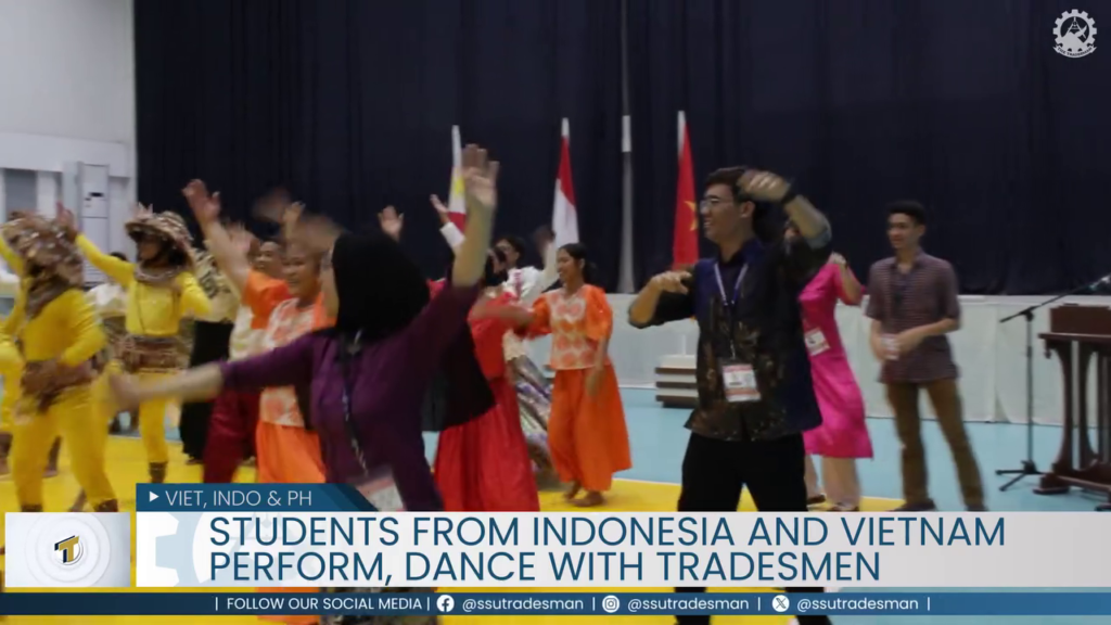 20240816 #TradesmenTodayNewsFlash Students from Indonesia and Vietnam perform, dance with Tradesmen