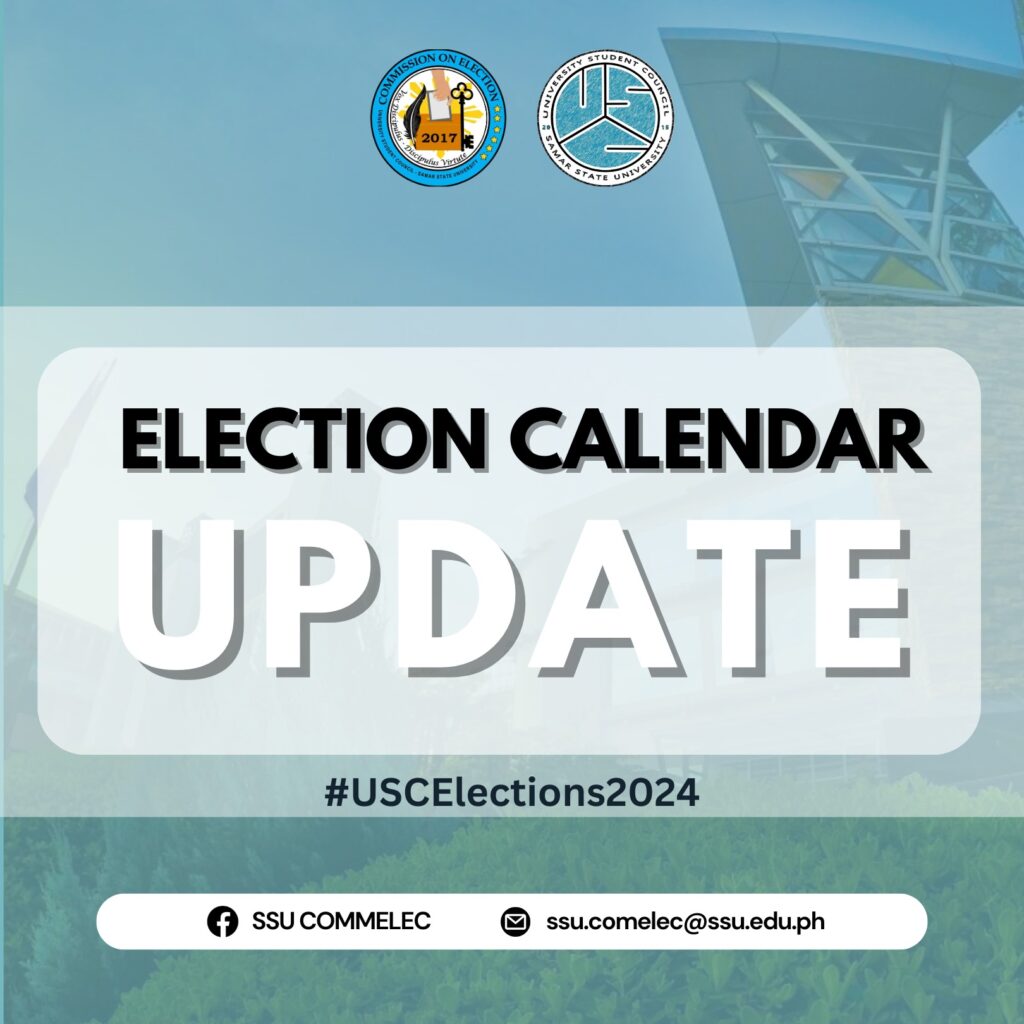 20241006 @SSUCOMELEC Election Calendar