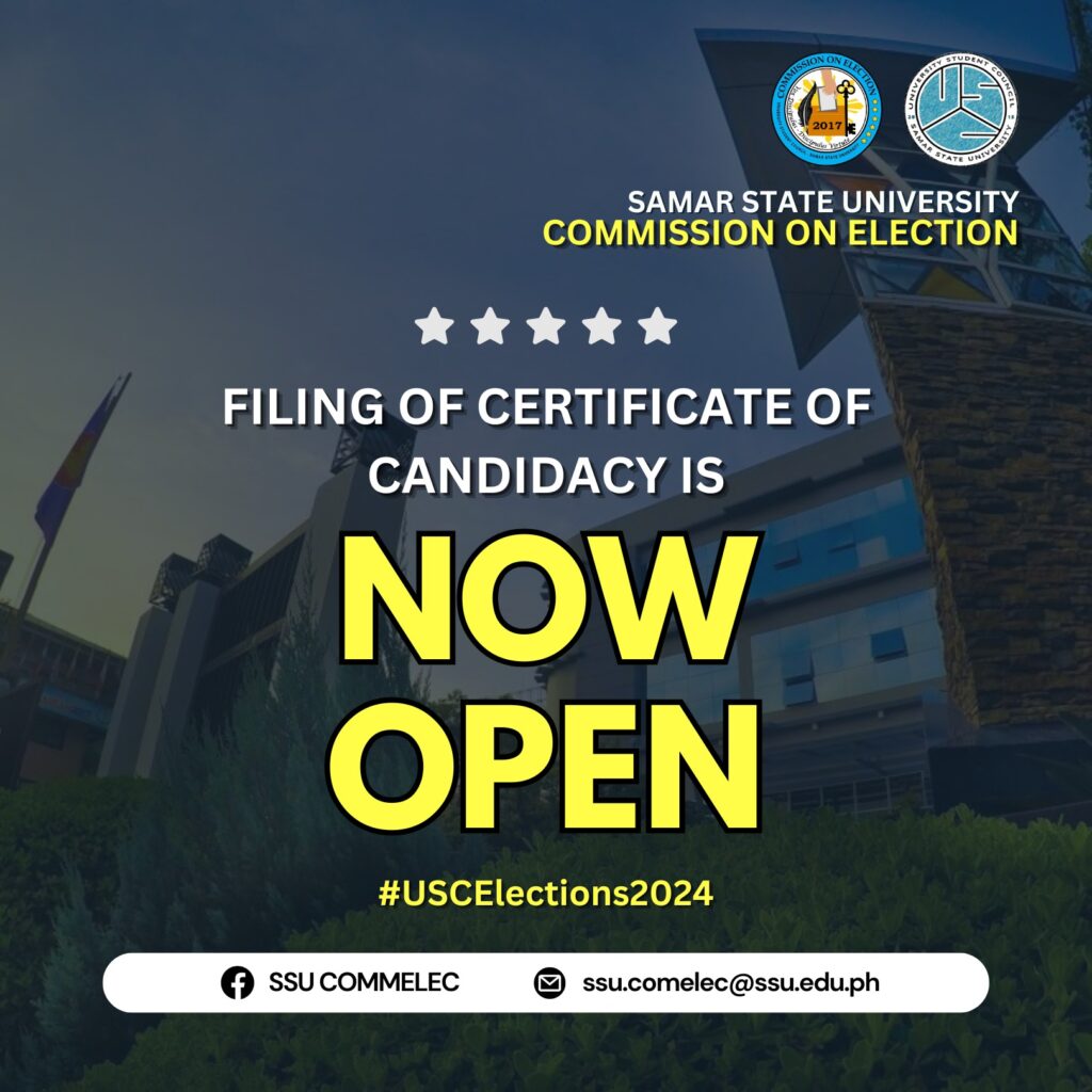 20241007 @SSUCOMELEC Filing COC Open