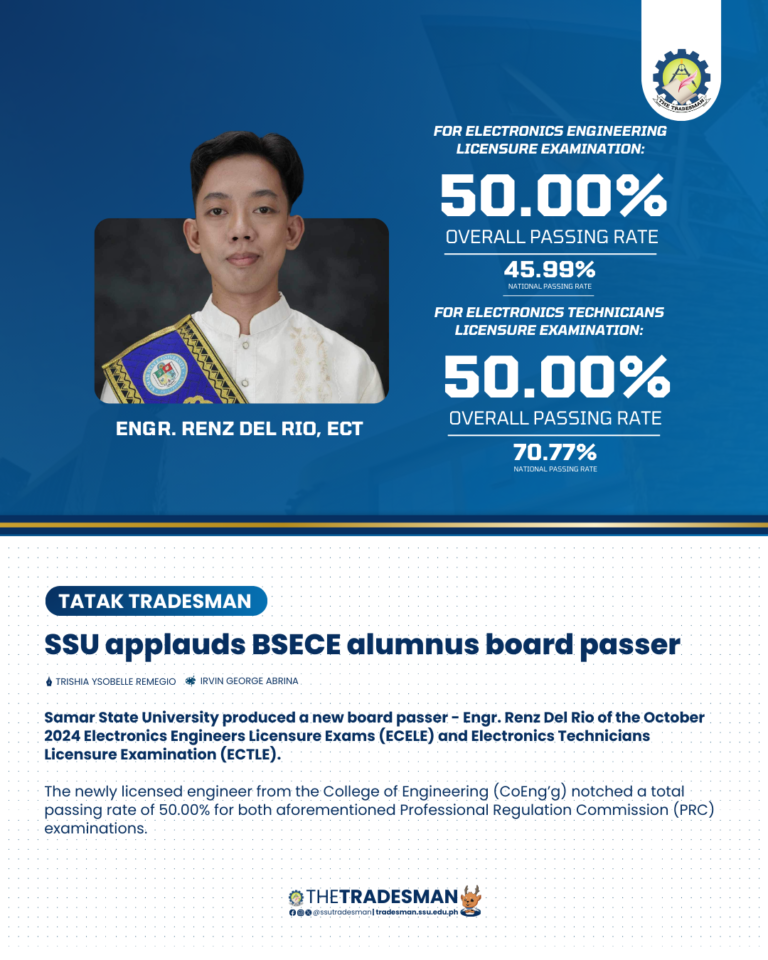 20241030 SSU applauds BSECE alumnus board passer