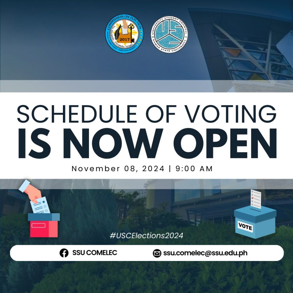 20241108 @SSUCOMELEC Voting Open Special Election