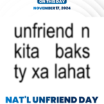 34 National Unfriend Day